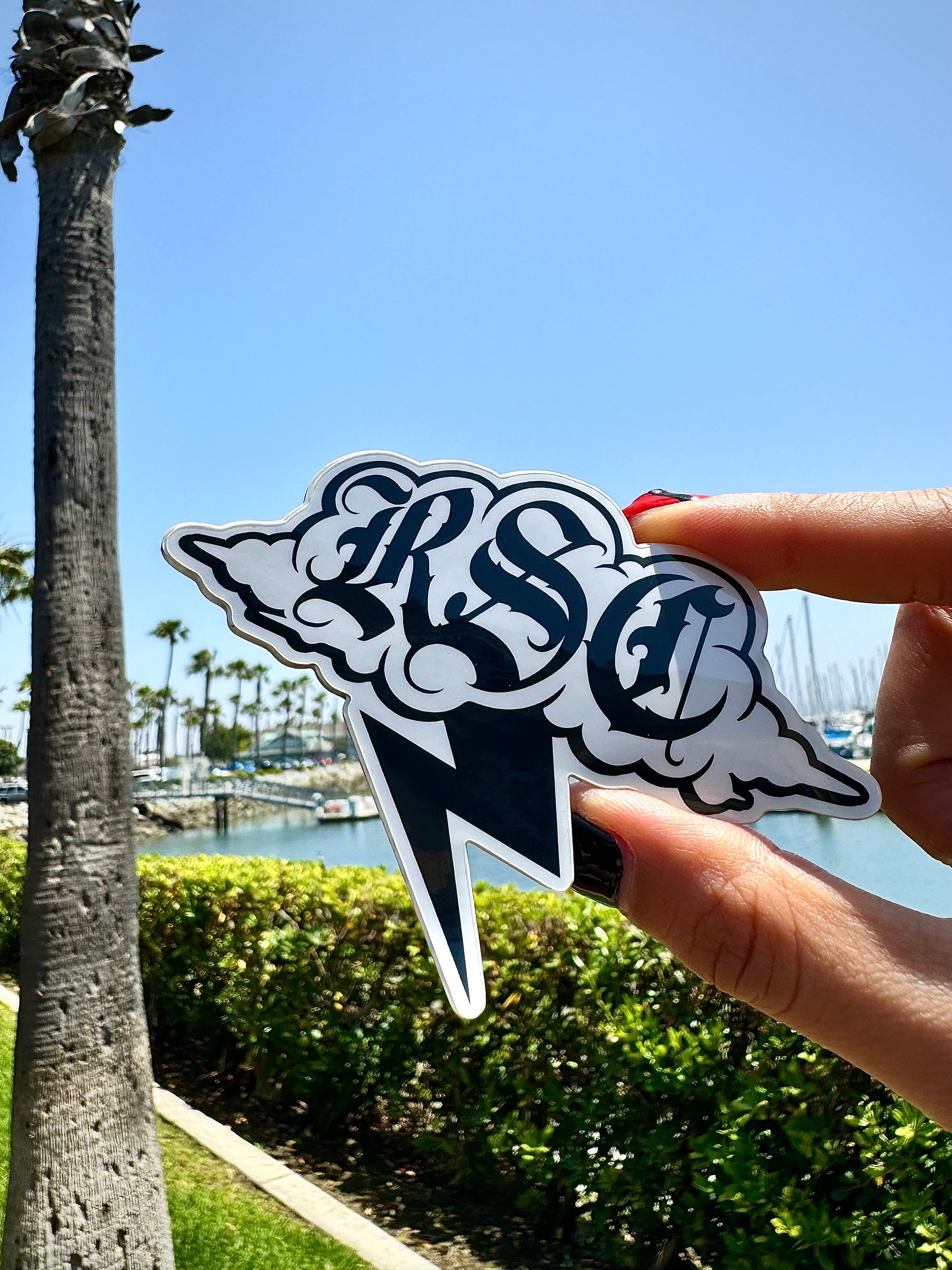 RSC CLOUD Logo Sticker 4"x2.9"